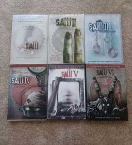 (6) SAW I - VI DVDs - 1, 2, 3, 4, 5, 6 - Picture 1 of 2