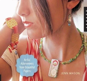 "Libro, ""Joyería de papel alterado"" libro de Jenn Mason Artful Adornments * - Imagen 1 de 3