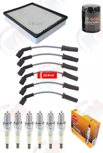 BOSCH Tune Up Kit w/ NGK "PLATINUM" for 2014-2016 Chevrolet GMC 1500 4.3L V6 - Picture 1 of 1