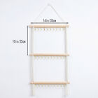 Woodiness Necklace Jewelry Storage Shelf with Hook Wall Hanging Display Stand 1X