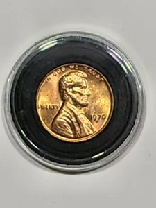 1970 - S penny Floating Roof GEM BU Uncirculated + Coin Capsule - Picture 1 of 4