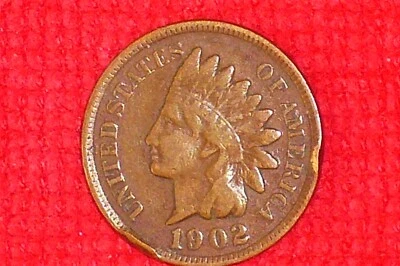 1902, Rare Old Antique, Indian Head Penny, (123 Years Old), US Collection Coin. - Image 1 of 4