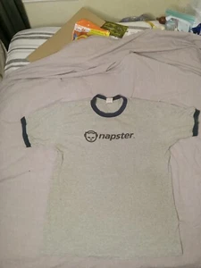 Napster RARE 90s Vintage Shirt With Ringers - Bild 1 von 10