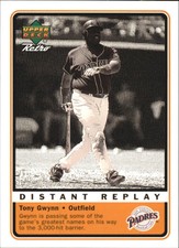 1999 Upper Deck Retro Distant Replay #D12 Tony Gwynn - NM-MT