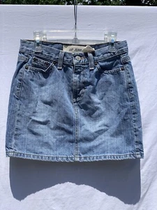 Vintage Gap Damen gerader Mini blauer Jeans-Denimrock Größe 0 normal - Bild 1 von 10
