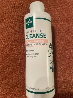 Champú y lavado corporal Medline Soothe & Cool Cleanse manzana fresa 8 oz Foto 1 de 3