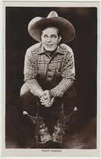 Hoot Gibson 1930s Real Photo Postcard - Picturegoer #66a Film Star RPPC