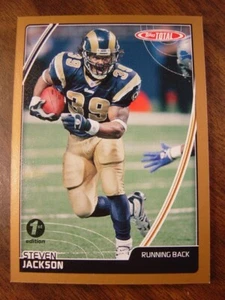 Topps Total 2007 primera edición St. Louis RAMS Team LOTE (15c) Steven Jackson - Imagen 1 de 1