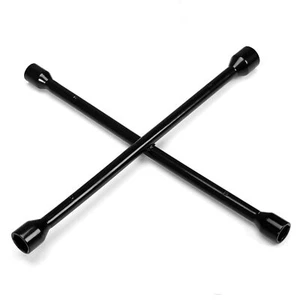 14 Inch Universal 4-Way Cross Lug Wrench for Tire Changing Auto Repair Tool - Picture 1 of 7