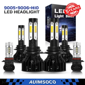 For Toyota Highlander 2004-2007 LED Lamp + Fog Light Bulbs Combo Kit 6000K - Picture 1 of 14