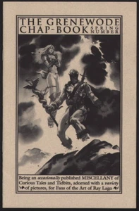 Ray Lago SIGNED The Grenewode Chap-Book Spring Number #1 Fantasy Art Newsletter - Picture 1 of 3