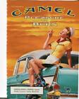 2000 CAMEL TOBACCO CIGARETTES PRINT AD WAITRESS WEARING ROLLERBLADES ON 50'S CAR