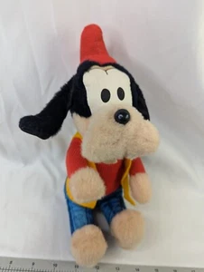 Peluche cane pippo Knickerbocker 11 pollici 1976 Disney peluche giocattolo - Foto 1 di 10
