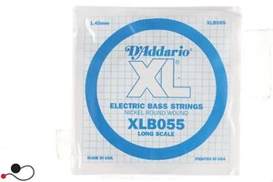 D ADDARIO X1 CORDA BASSO XLB055 NICKEL WOUND 1.40 MM BRIGHT ELECTRIC BASS STRING - Bild 1 von 2