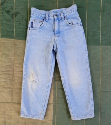 Jeans Lee Denim Lightwash vintage años 90 para niños talla 10 Foto 1 de 4