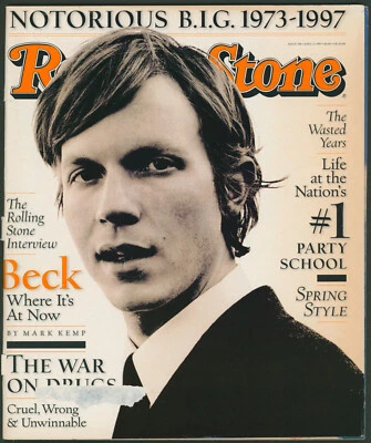 Rolling Stone Magazine April 17 1997 Beck ~Notorious B.I.G Memoriam - Image 1 of 4