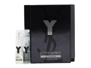 YSL YVES SAINT LAURENT Y LE PARFUM FOR MEN 1.2ml .04oz x 2 COLOGNE SPRAY SAMPLES - Picture 1 of 1