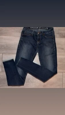 Articles Of Society Jeans Size 26 Skinny Medium Wash Inseam 31 Low Rise 8” - Image 1 of 4