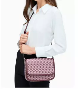 Kate Spade Spade Link Druck rosa Multi-Schulter-/Umhängetasche (WKR00189) - Neu mit Etikett - Bild 1 von 4