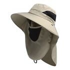 Outdoor Sunscreen Hat Neck Blocking Fishing Cap Foldable Breathable Hiking Hat