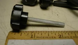 Manopola scanalata con perno filettato 10-32 X 1 1/2" lotto di 25 pz - Foto 1 di 7
