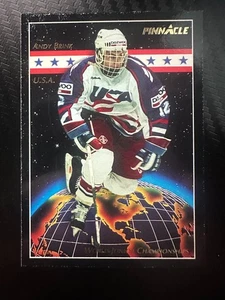 1993-94 Pinnacle - World Junior Championships Andy Brink #490 French (RC) Rookie - Picture 1 of 2