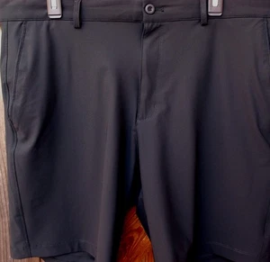 NUEVO SIN ETIQUETAS 💥GREG NORMAN💥 Pantalones Cortos Negros Cómodos Cintura Elástica Talla 36 - Imagen 1 de 2