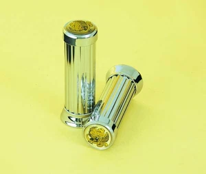 Manopole SPAAN cromate universali Live to Ride Ø 25 mm - Picture 1 of 1