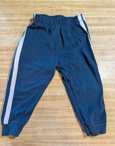 Pantalones azules Garanimals bebé niño talla 18 meses mezcla algodón cintura elástica - Imagen 1 de 1