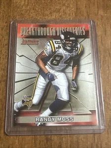 Randy Moss 2000 Bowman Breakthrough Discoveries #BD10 Minnesota Vikings - Bild 1 von 3