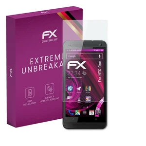 atFoliX Glass Protective Film for HTC One Glass Protector 9H Hybrid-Glass - Picture 1 of 8