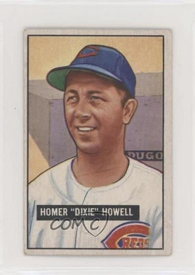 1951 Bowman Dixie Howell Homer 'Dixie' Howell #252 Rookie RC - Image 1 of 2