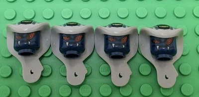 Lego Ninjago Rise Of Snakes Rattla Lote de 4 cabezas y tocados para minifiguras Foto 1 de 2