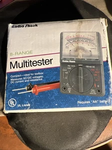 Vintage RadioShack 8 Range Multi Tester 22-218 Multimeter Neu Open Box - Bild 1 von 2