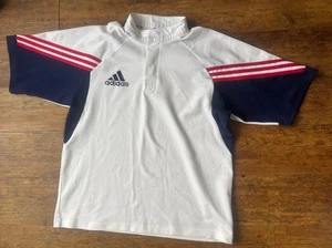 Men’s Adidas rugby polo/ shirt medium VGC - Picture 1 of 5