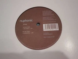 CRIME DON T FAKE IT BREAKING POINT CRISPIN J . GLOVER NUPHONIC NU HOUSE NU - Picture 1 of 1