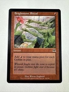 Brightstone Ritual - LP Regular #191 Onslaught MTG Magic the Gathering - Picture 1 of 4