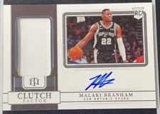 Malaki Branham 2022-23 National Treasures 32/49 RPA Auto Patch RC Clutch Factor