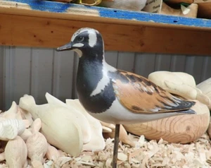 Dave Rhodes (1933-2019) Ruddy Turnstone Decoy - Picture 1 of 9