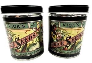 (2) Lilac Seeds Scented 13 oz Tin Candle w/ Label by Our Own Candle Company - Picture 1 of 4