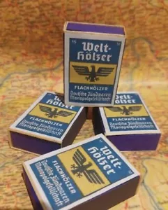 WW2 German matchbox - Welt-Holzer safety matches - Picture 1 of 3