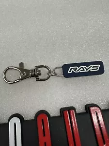 Rays Wheel Japan official keychain mini Blue authentic ready to ship - Foto 1 di 3