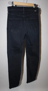 Jeans alla caviglia MOTHER The Mid Rise Rider $248 taglia 26 blu scuro notte a Parigi usati in ottime condizioni - Foto 1 di 13