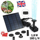 Solar Powered Water Pond Filter Pump Home Garden Submersible Fish Tank Fountains