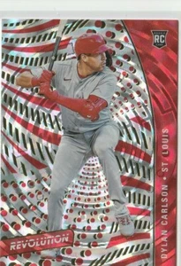 2021 Panini Revolution Fractal #80 Dylan Carlson Fractal Parallel St. Louis Card - Bild 1 von 2