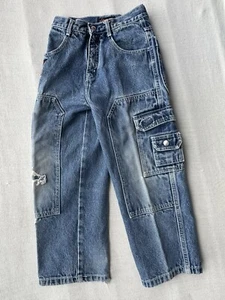 Vintage Y2K Zonz Jeans Size 7 Regular Embroidered Very Rare - Picture 1 of 5