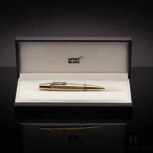 Montblanc Boheme Gold Plated Citrine bolígrafo Ballpoint Pen ID 7514 EMBALAJE ORIGINAL - Imagen 1 de 5