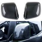For Nissan Nv200 2018 Carbon Fiber Look Abs Door Rearview Mirrors Cover Trim 2P