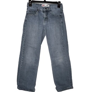 Levi's 550 Jeans Boys Size 12 REG 26 x 26 Farm Grunge Trending Style - Picture 1 of 9