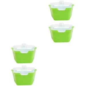 2 Pieces Keimschale Setzlingsschale Mit Fünfeckiger Schachtel Sprossenbox Kind - Bild 1 von 12